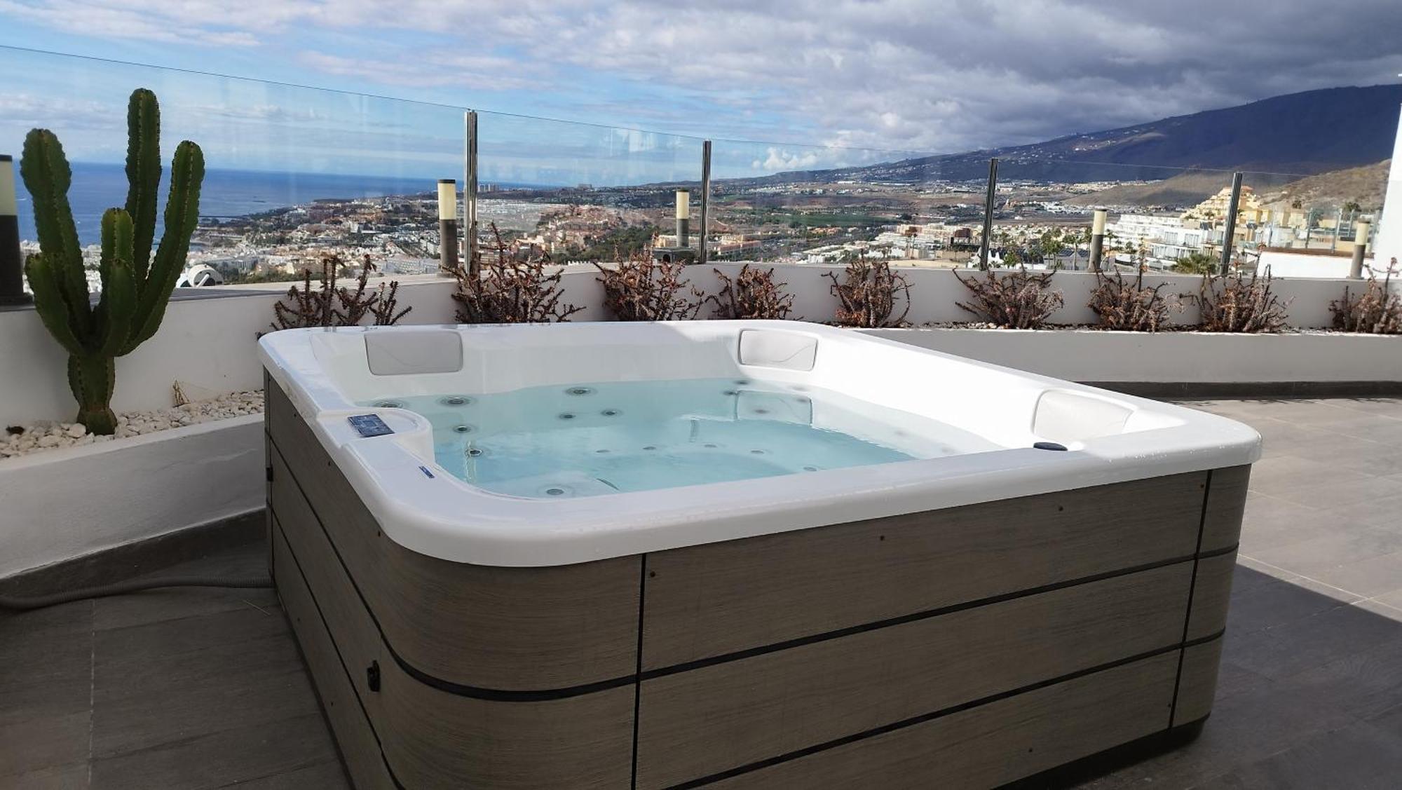 Sunset White Villa - Ocean View, Jakuzzi, Heated Pool, Air-Conditioning, Grill 플라야데라스아메리카스 외부 사진